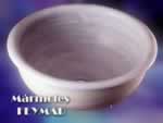 Lavabo para baño de mármol Crema Marfil. Mármoles Feymar